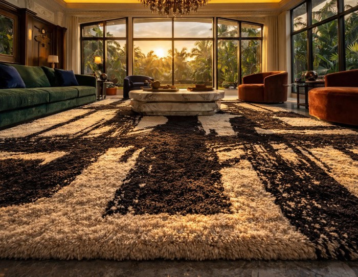 high pile wool rug